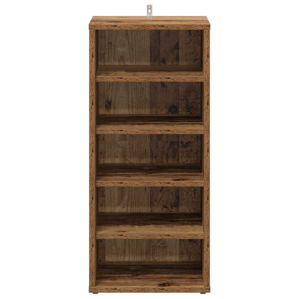 Shoe Cabinets 2 pcs Old Wood 32x35x70 cm Engineered Wood