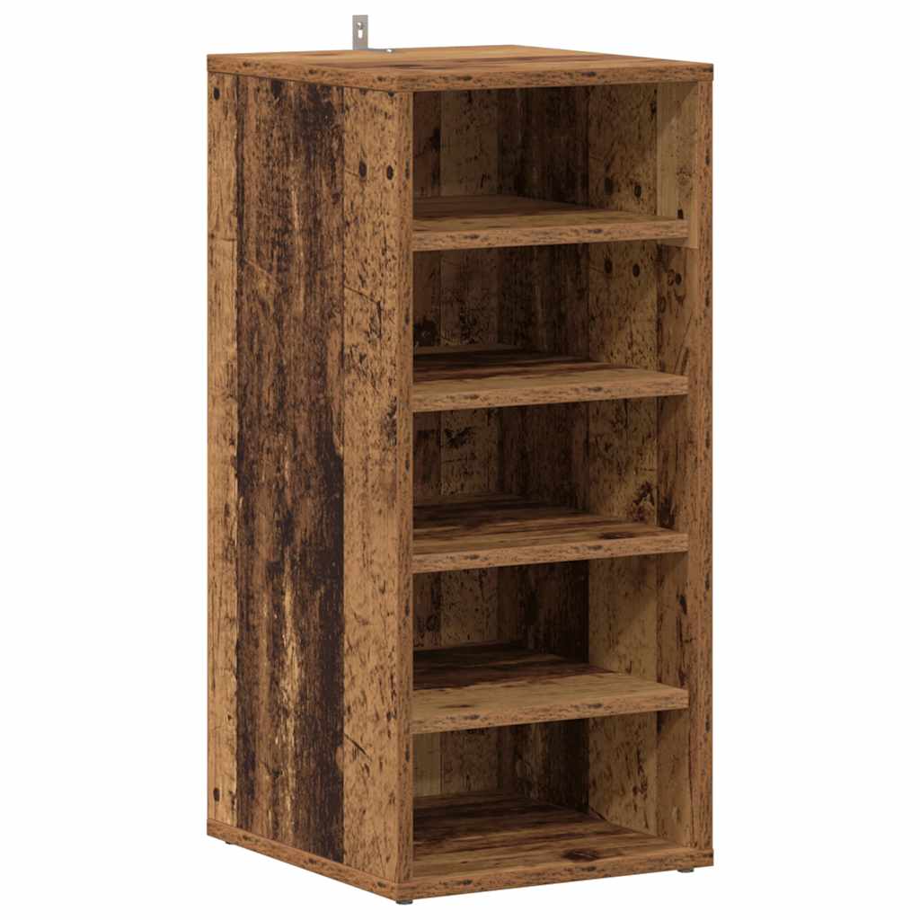Shoe Cabinets 2 pcs Old Wood 32x35x70 cm Engineered Wood
