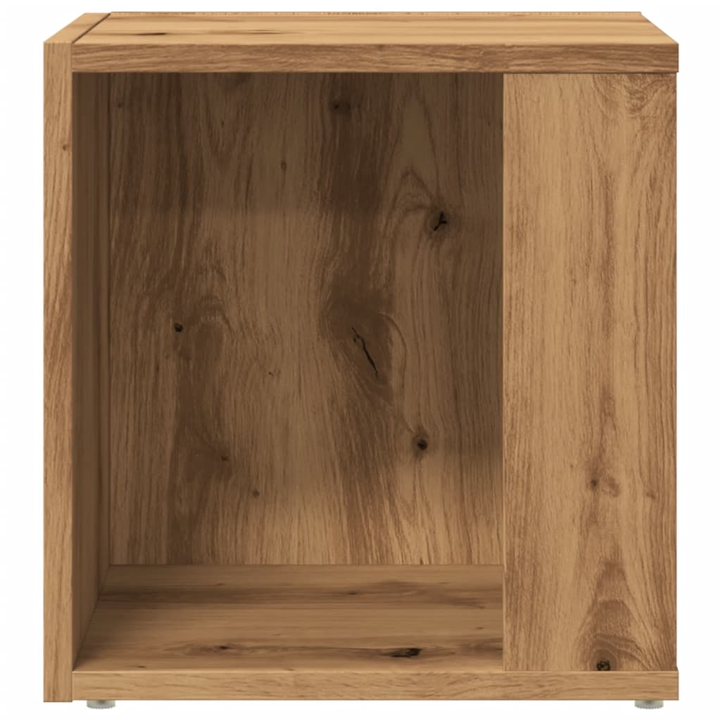 vidaXL Side Table Artisan Oak 33x33x34 cm Engineered Wood