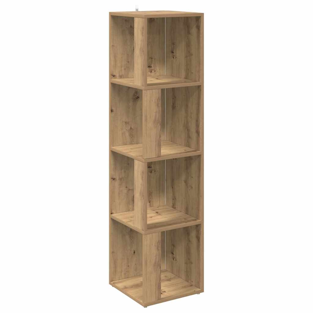 Corner Cabinet Artisan Oak 33x33x132 cm Engineered Wood