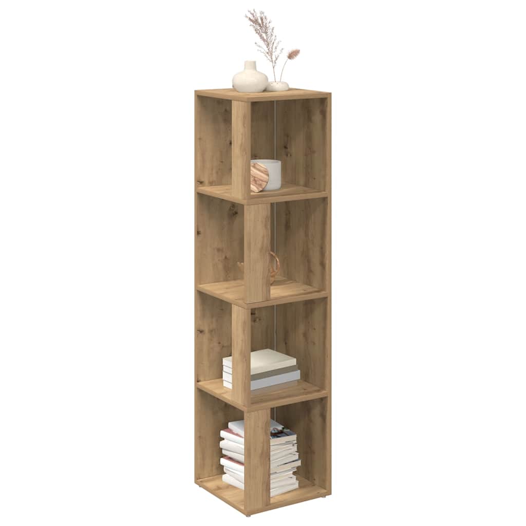 Corner Cabinet Artisan Oak 33x33x132 cm Engineered Wood