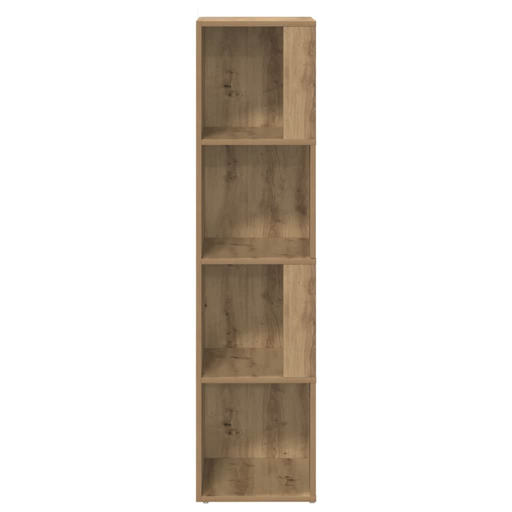 Corner Cabinet Artisan Oak 33x33x132 cm Engineered Wood