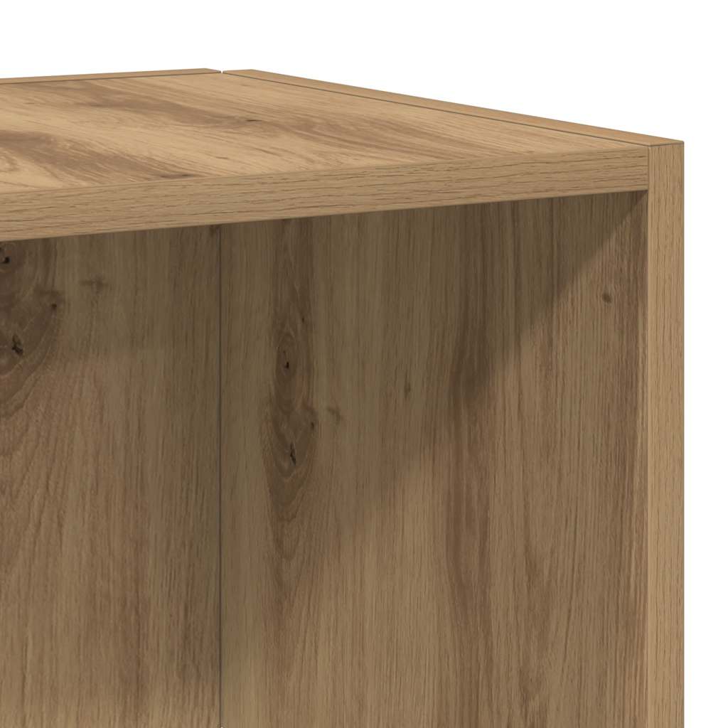 Corner Cabinet Artisan Oak 33x33x165 cm Engineered Wood