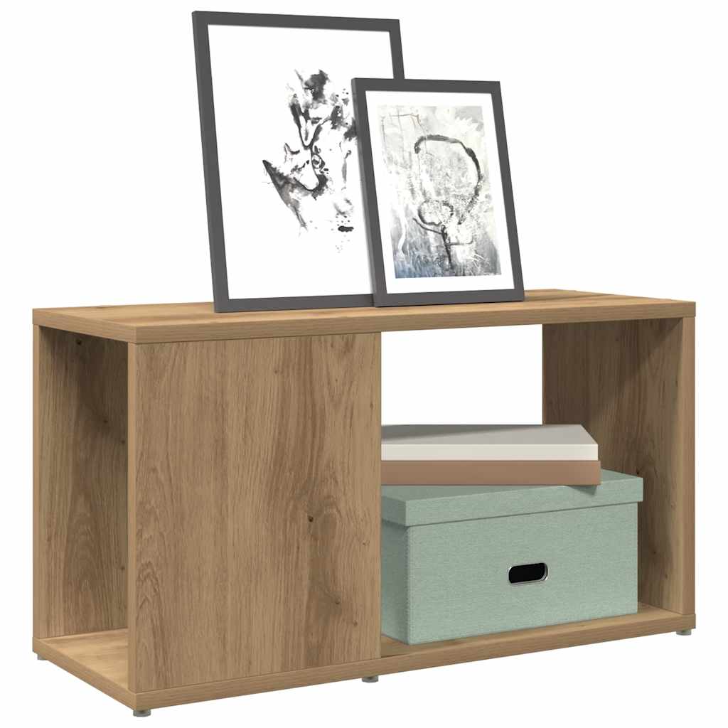 TV Cabinet Artisan Oak 60x24x32cm Engineered Wood