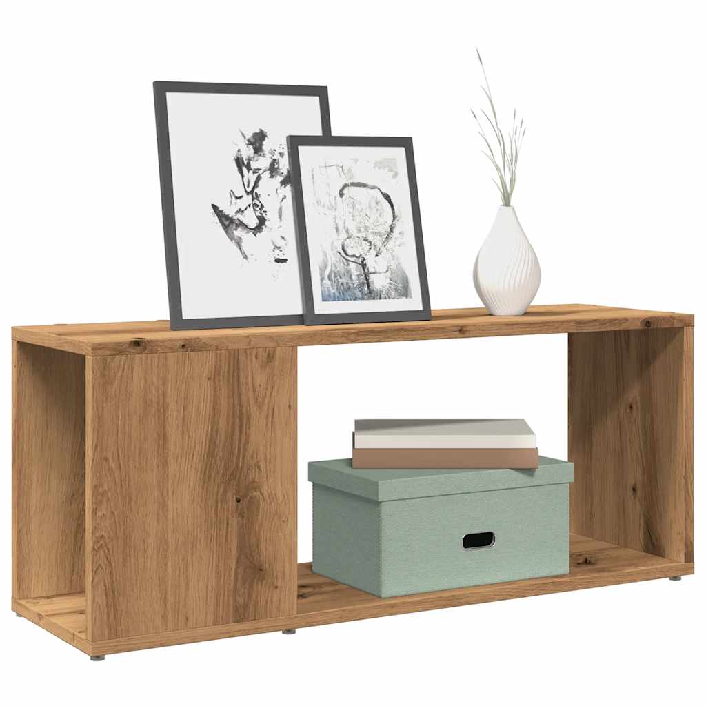 TV Cabinet Artisan Oak 80x24x32cm Engineered Wood