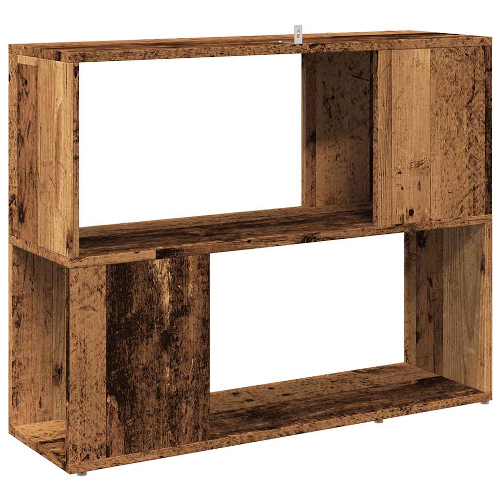 Book Cabinet/Room Divider Old Wood 80x24x63 cm