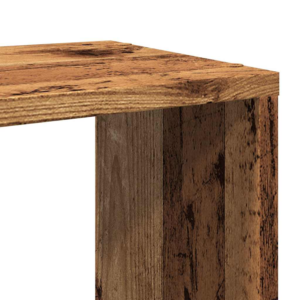Book Cabinet/Room Divider Old Wood 80x24x63 cm