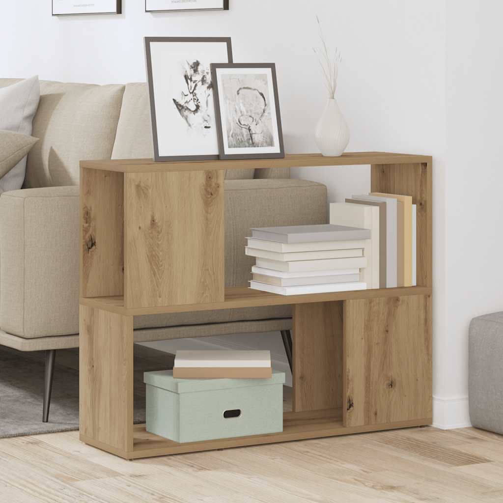 Book Cabinet/Room Divider Artisan Oak 80x24x63 cm