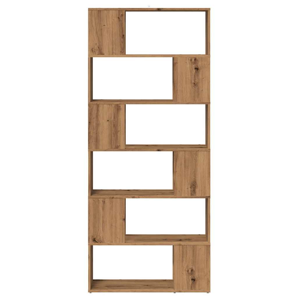 Book Cabinet/Room Divider Artisan Oak 80x24x186 cm