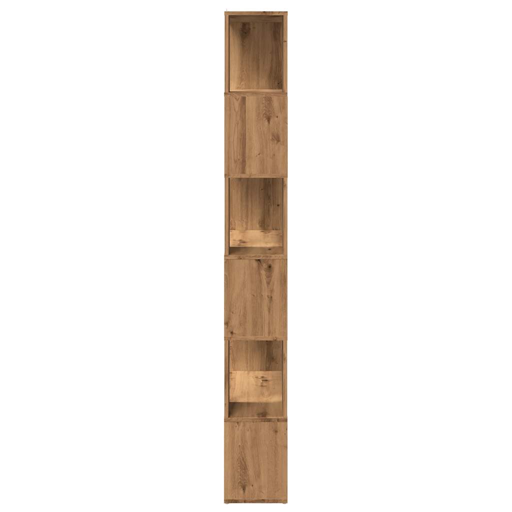 Book Cabinet/Room Divider Artisan Oak 80x24x186 cm