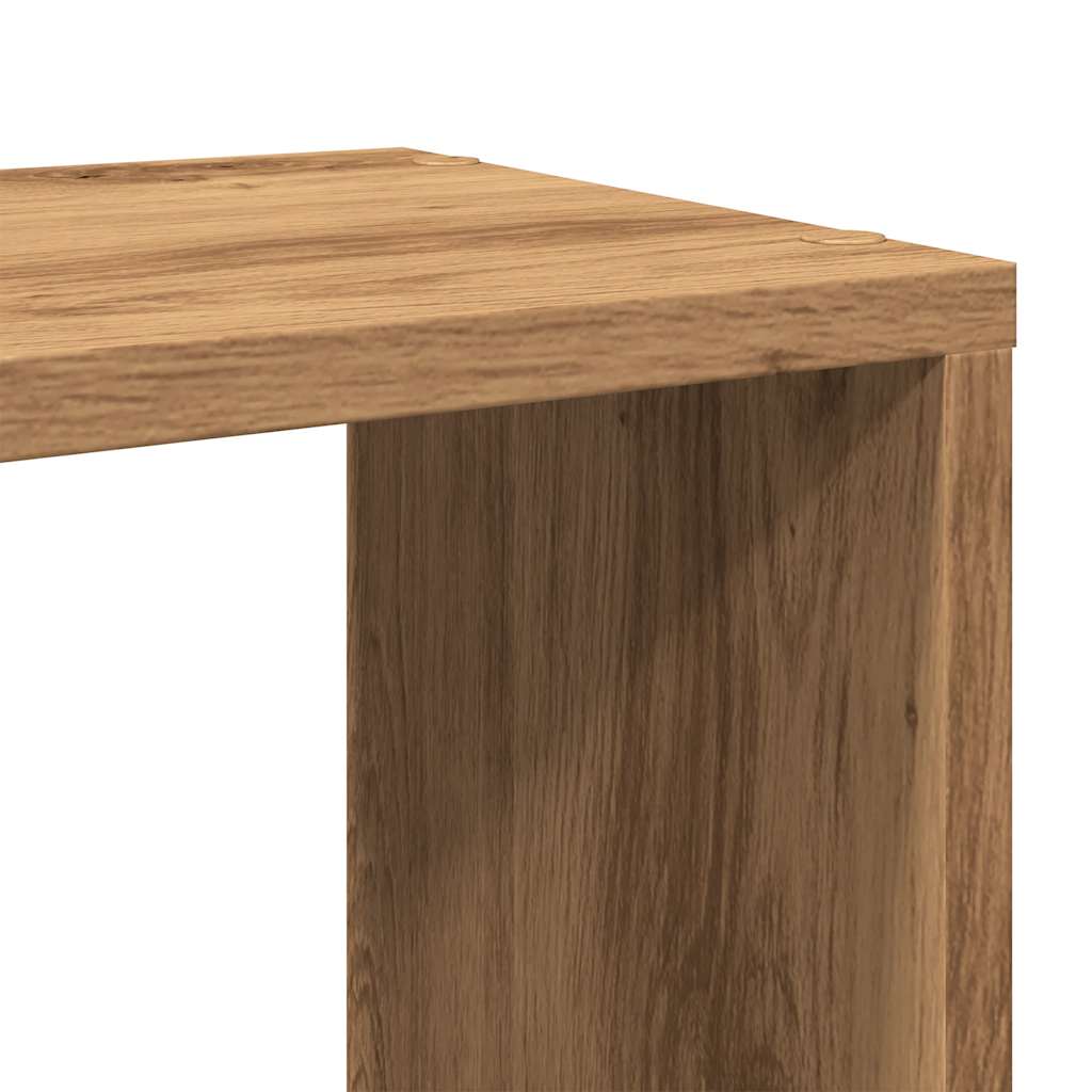 Book Cabinet/Room Divider Artisan Oak 80x24x186 cm