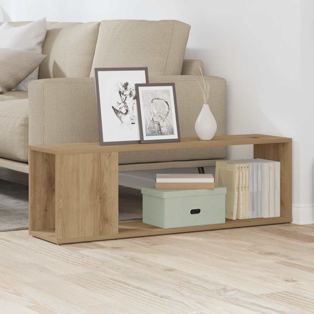 TV Cabinet Artisan Oak 100x24x32 cm Engineered Wood