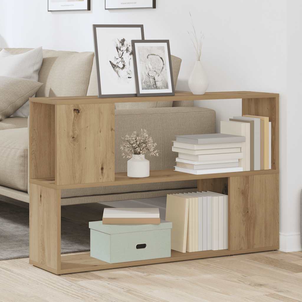 Book Cabinet Artisan Oak 100x24x63 cm Engineered Wood