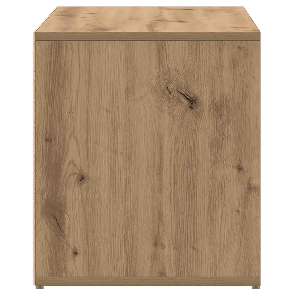Hall Bench 80x40x45 cm Artisan Oak Engineered Wood
