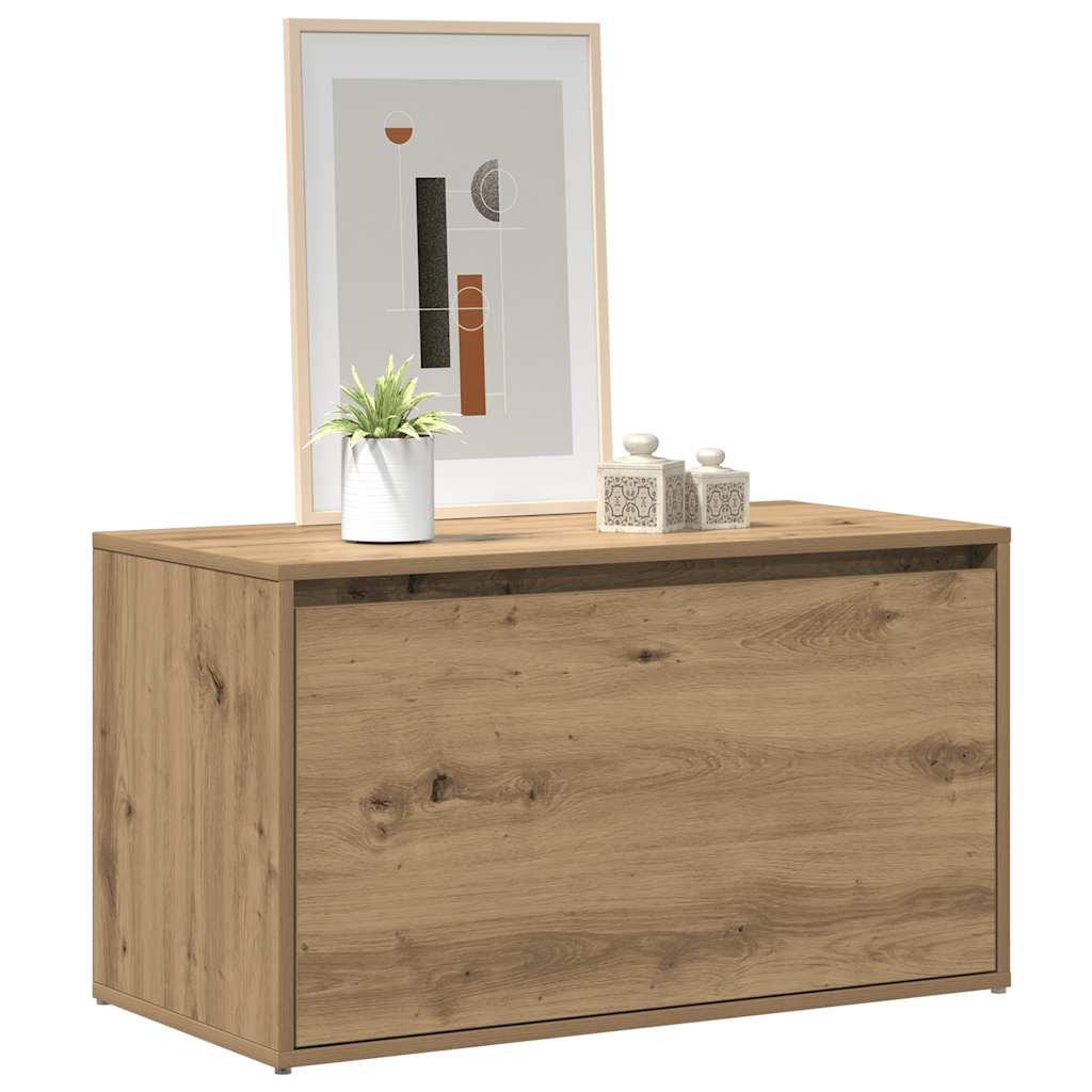 Hall Bench 80x40x45 cm Artisan Oak Engineered Wood