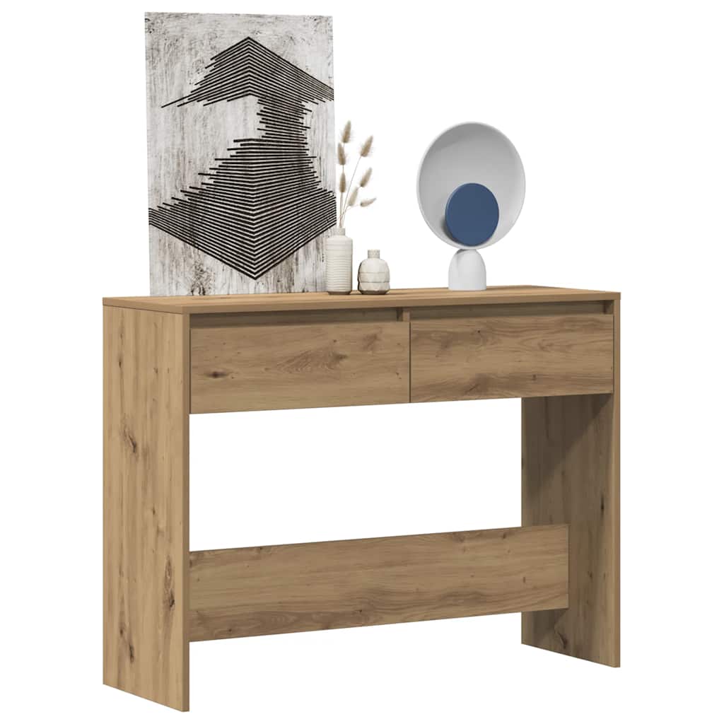 Console Table Artisan Oak 100x35x76,5 cm Engineered Wood