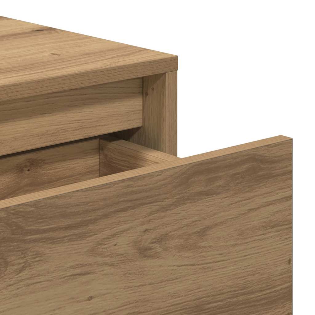 Console Table Artisan Oak 100x35x76,5 cm Engineered Wood