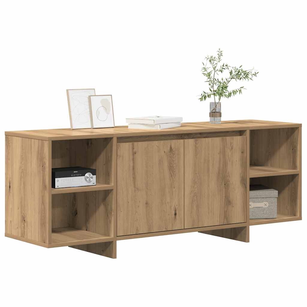 TV Cabinet Artisan Oak 130x35x50 cm Engineered Wood