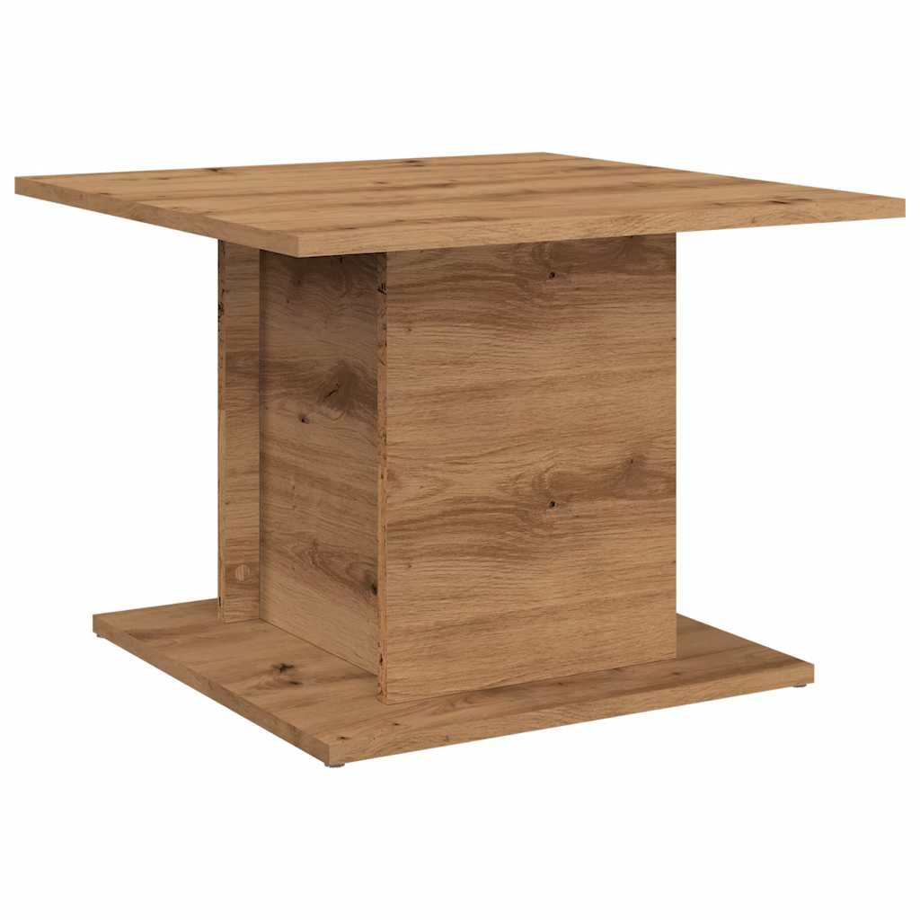 Coffee Table Artisan Oak 55,5x55,5x40 cm Engineered Wood