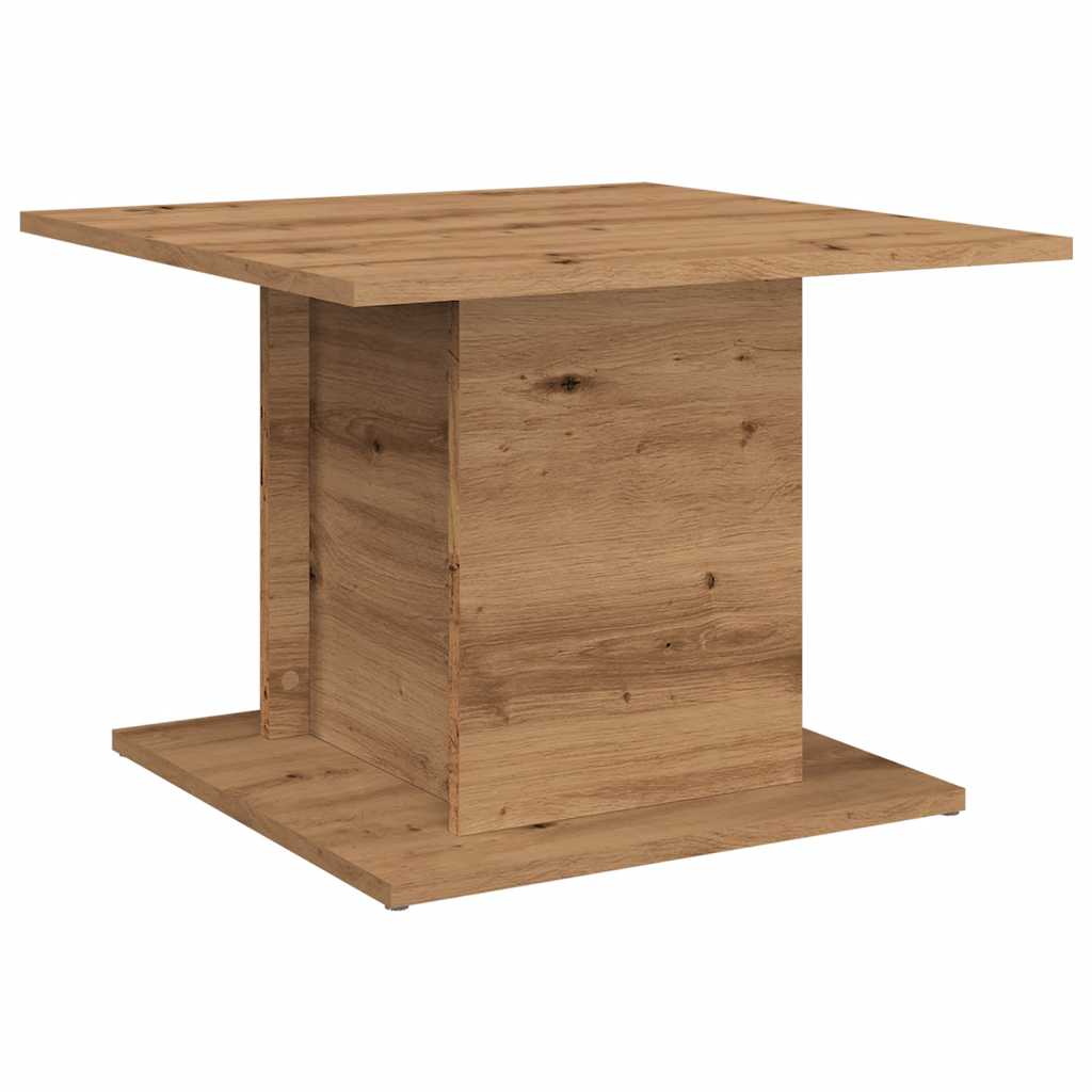 Coffee Table Artisan Oak 55,5x55,5x40 cm Engineered Wood