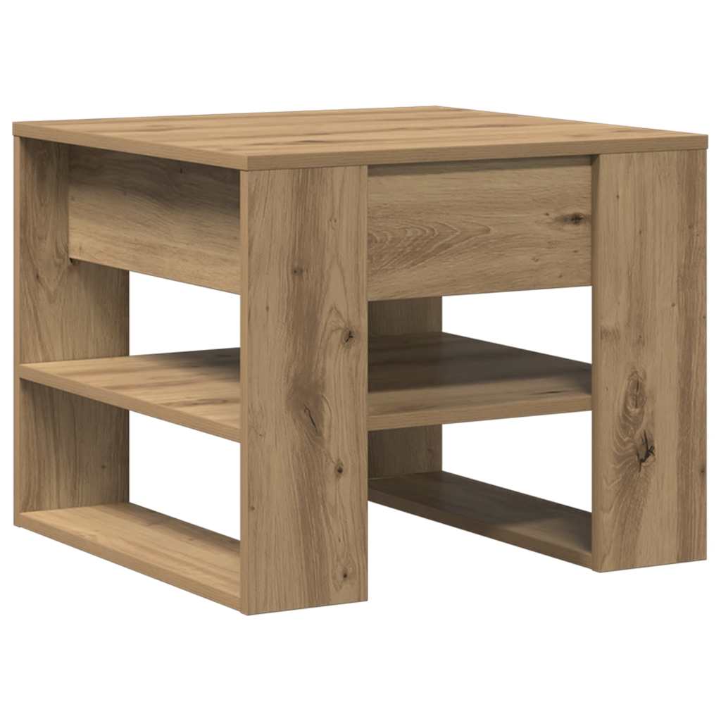 Coffee Table Artisan Oak 55,5x55x45 cm Engineered Wood