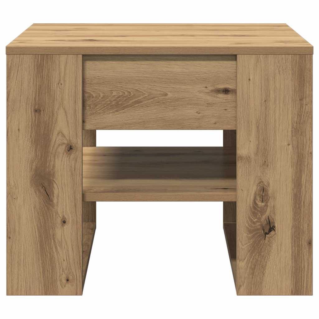 Coffee Table Artisan Oak 55,5x55x45 cm Engineered Wood