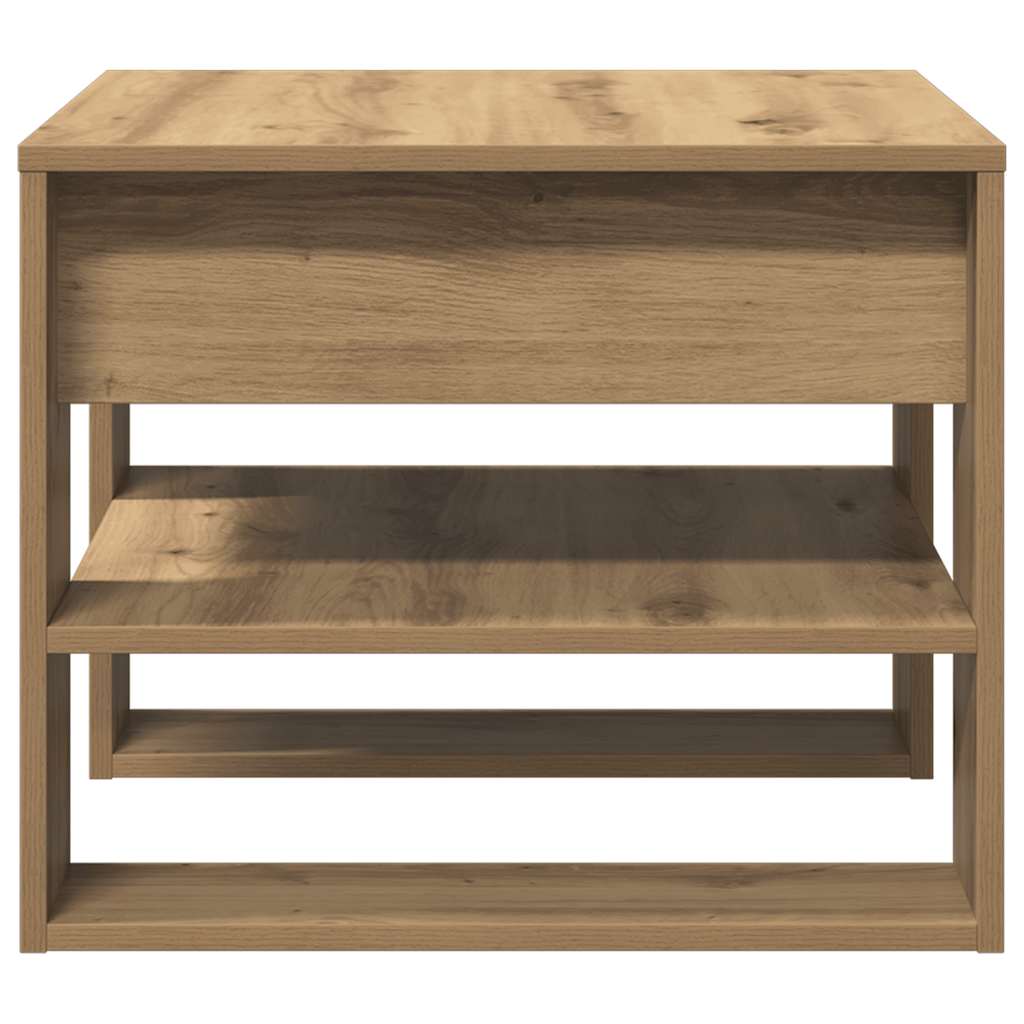 Coffee Table Artisan Oak 55,5x55x45 cm Engineered Wood