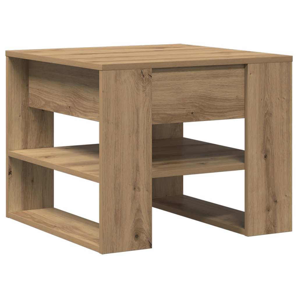 Coffee Table Artisan Oak 55,5x55x45 cm Engineered Wood