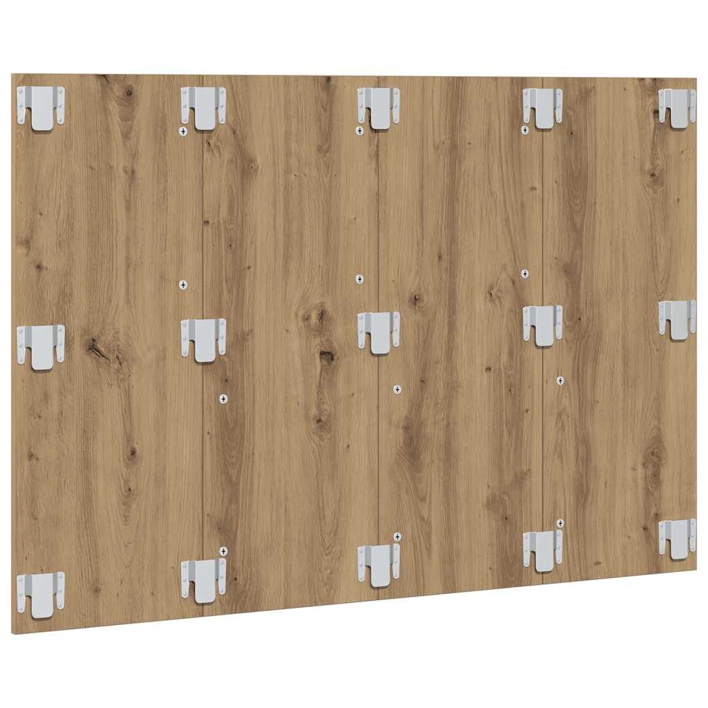 Bed Headboard Artisan Oak 120x1.5x80 cm Engineered Wood