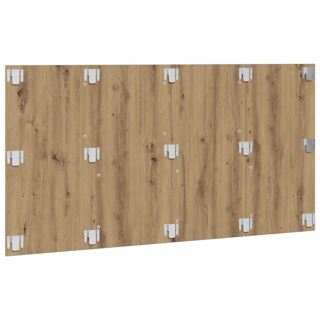 Bed Headboard Artisan Oak 160x1.5x80 cm Engineered Wood