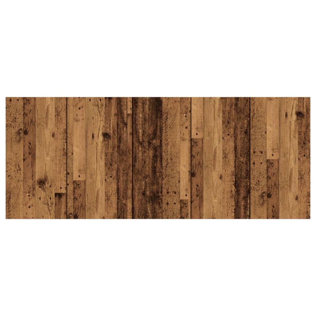 Bed Headboard Old Wood 200x1.5x80 cm Engineered Wood