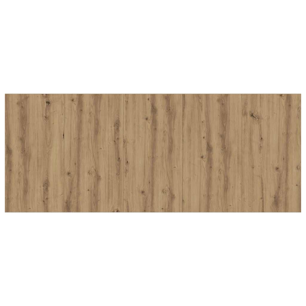 Bed Headboard Artisan Oak 200x1.5x80 cm Engineered Wood