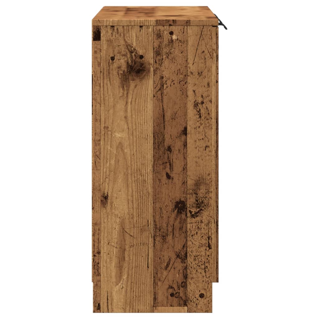 Sideboard Old Wood 90.5x30x70 cm Engineered Wood