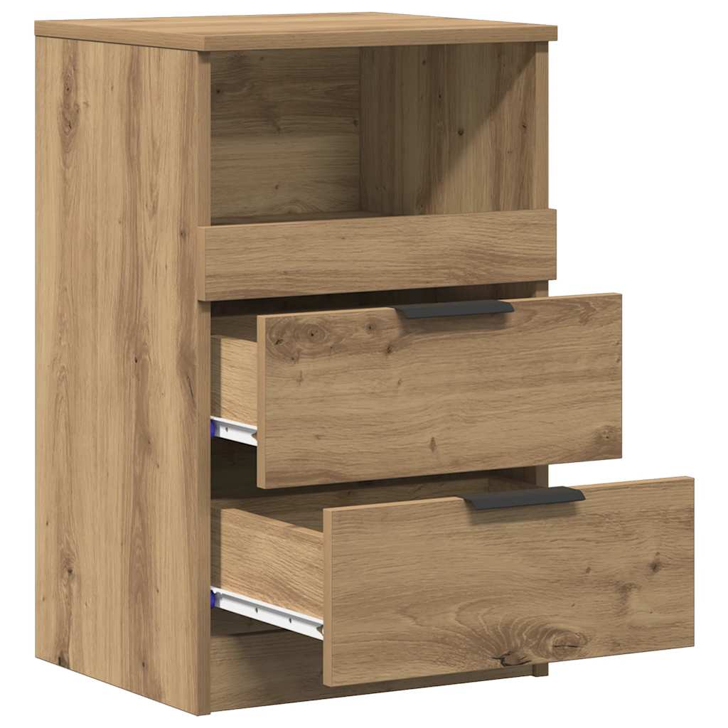 Bedside Cabinet Artisan Oak 40x36x65 cm Engineered Wood