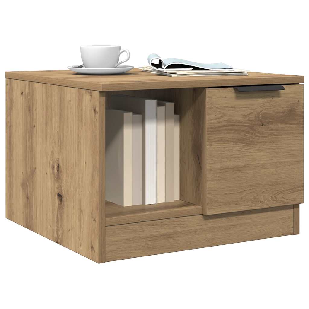 Coffee Table Artisan Oak 50x50x36 cm Engineered Wood