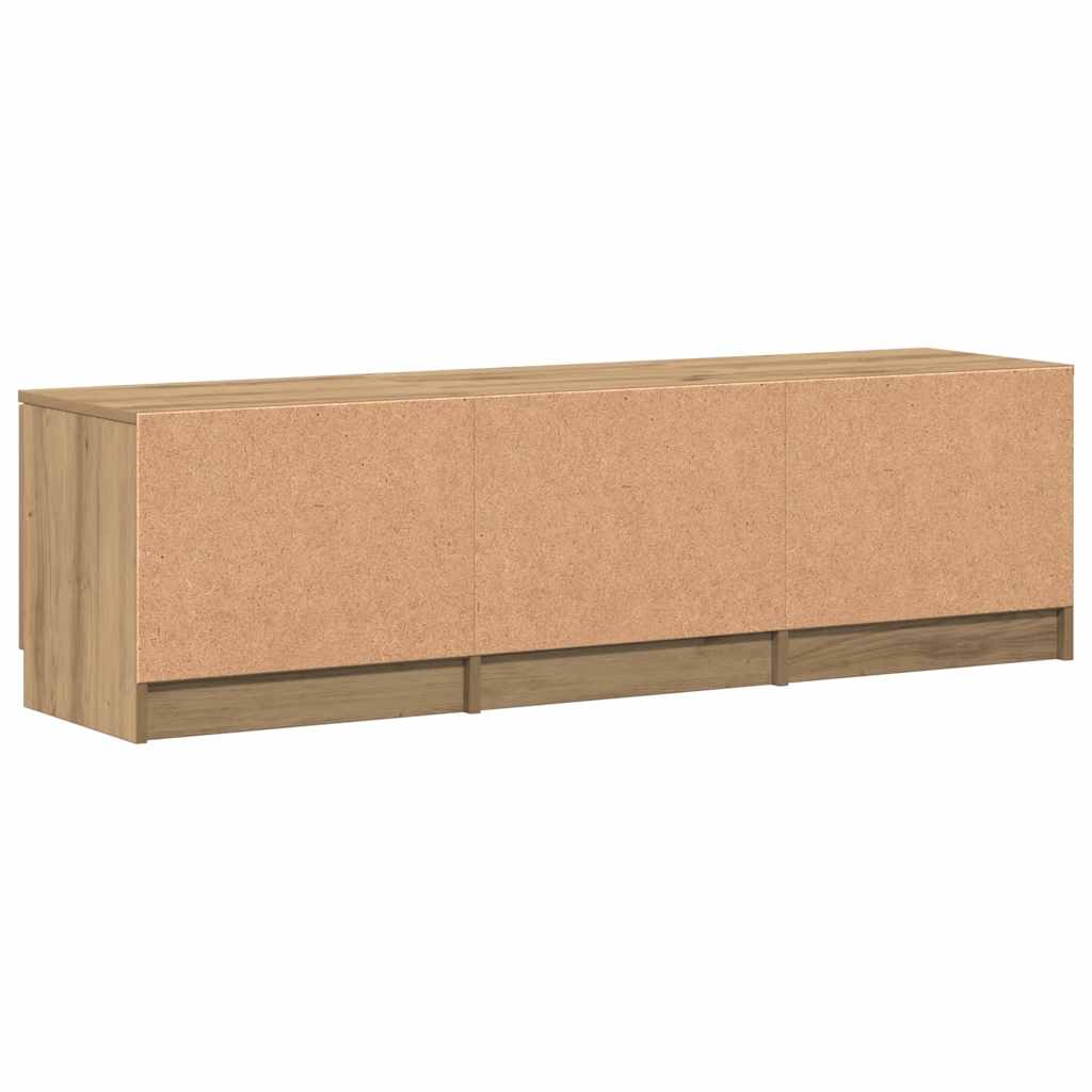 TV Cabinet Artisan Oak 140x35x40 cm Engineered Wood
