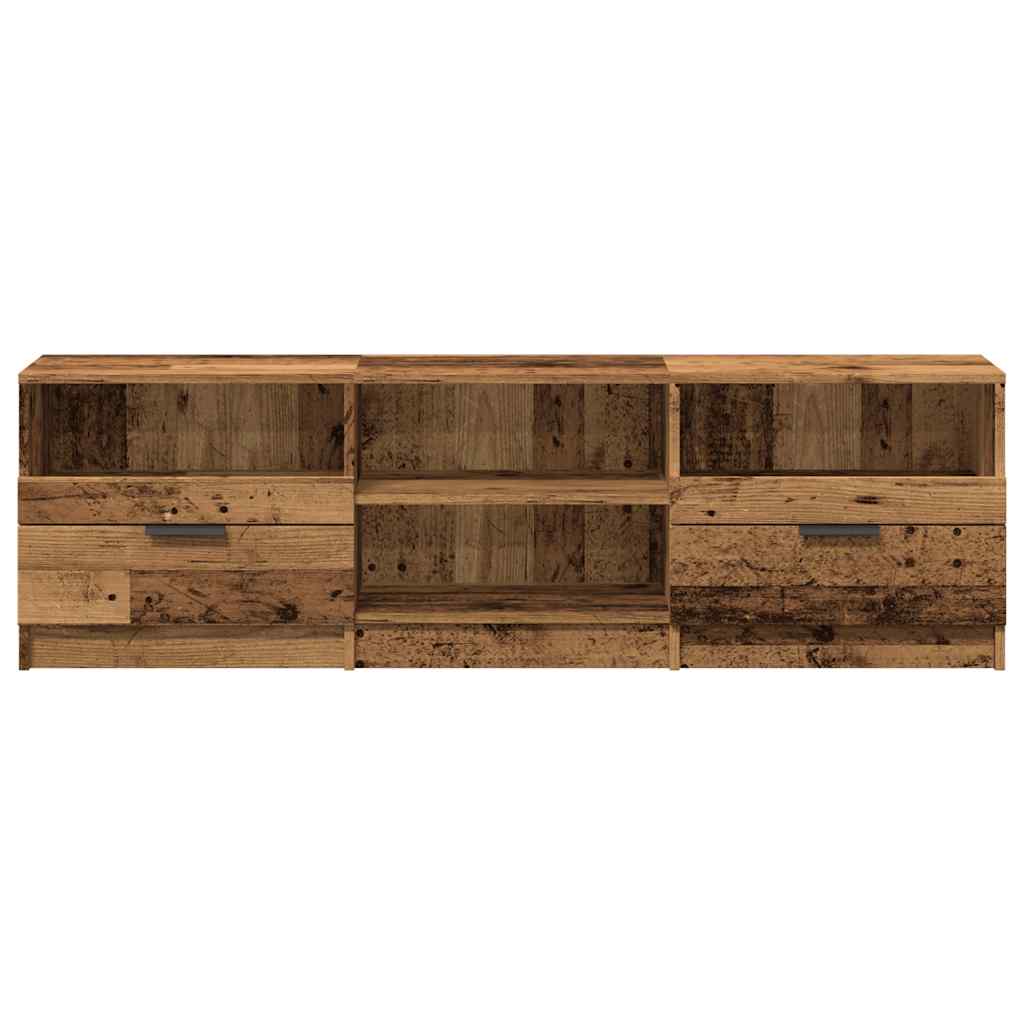 TV Cabinet Old Wood 150x33,5x45 cm Engineered Wood