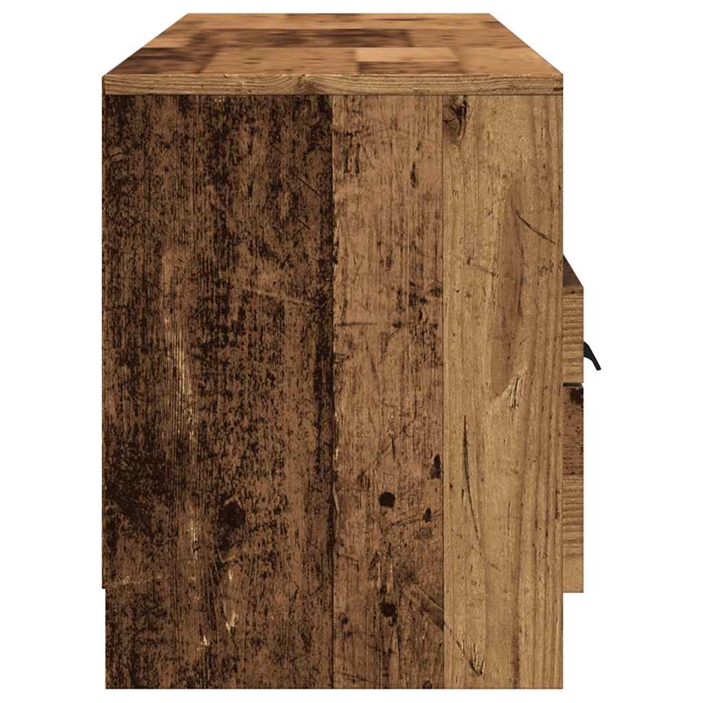 TV Cabinet Old Wood 150x33,5x45 cm Engineered Wood