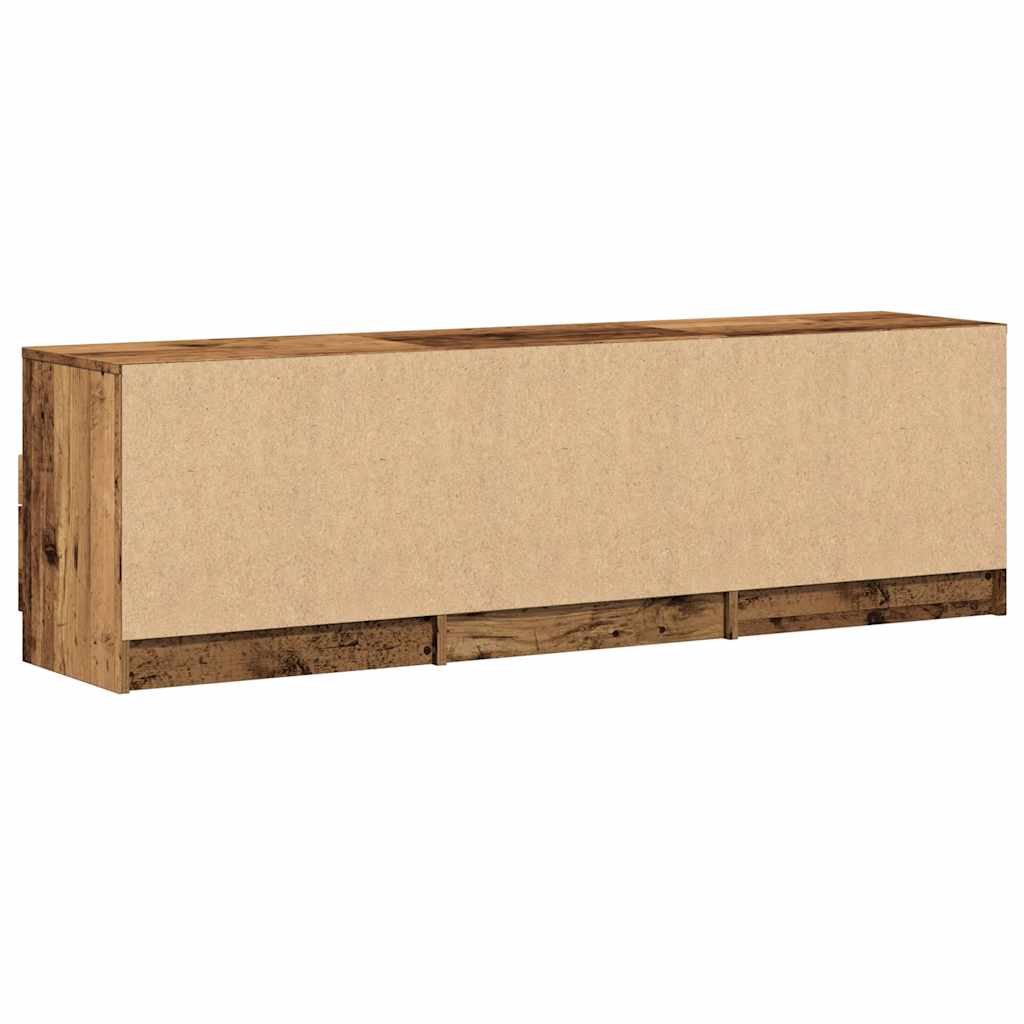 TV Cabinet Old Wood 150x33,5x45 cm Engineered Wood