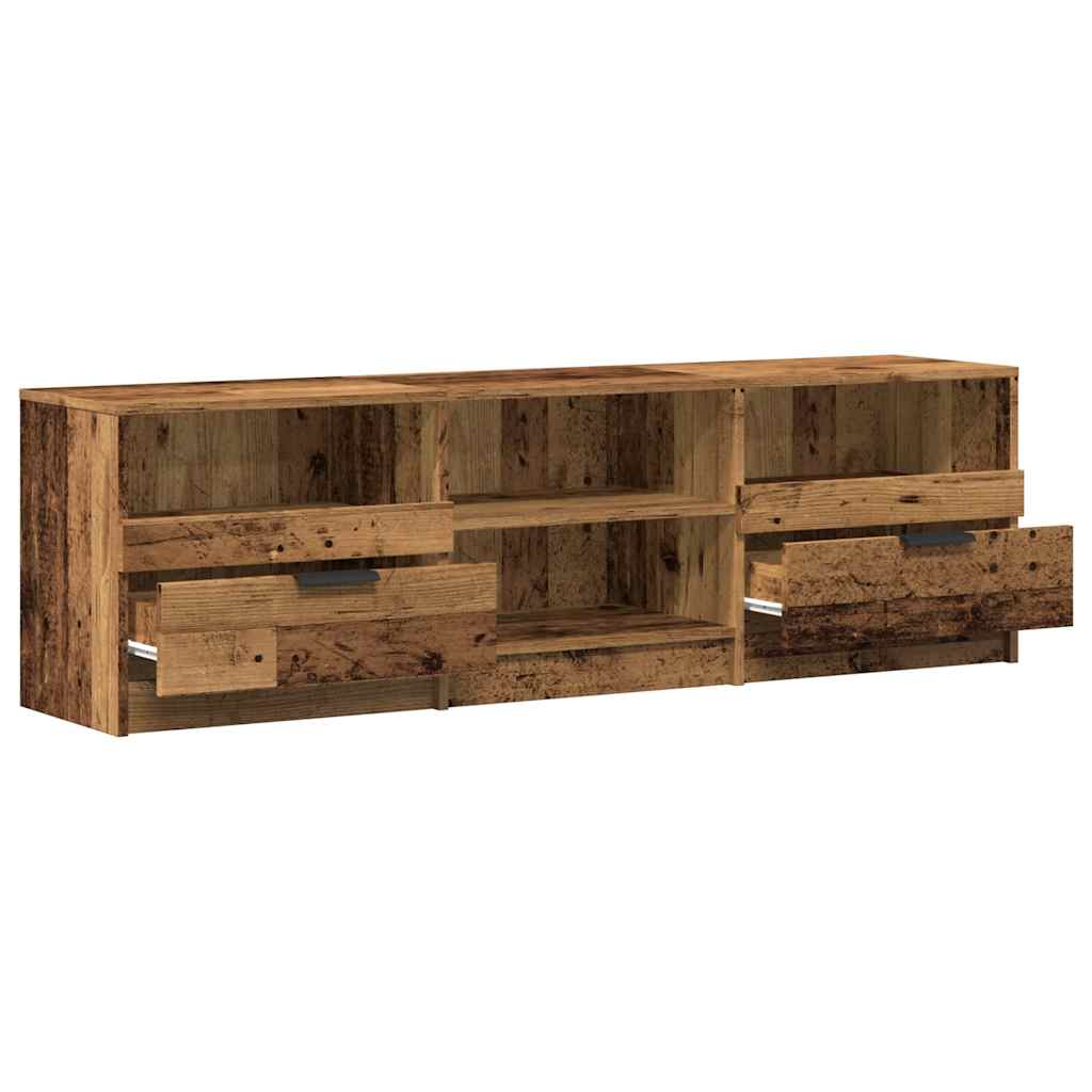TV Cabinet Old Wood 150x33,5x45 cm Engineered Wood