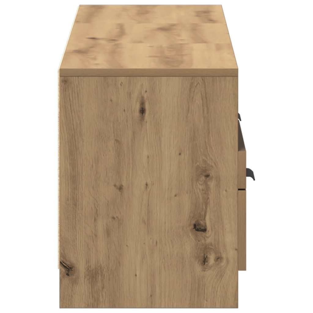 TV Cabinet Artisan Oak 150x33.5x45 cm Engineered Wood