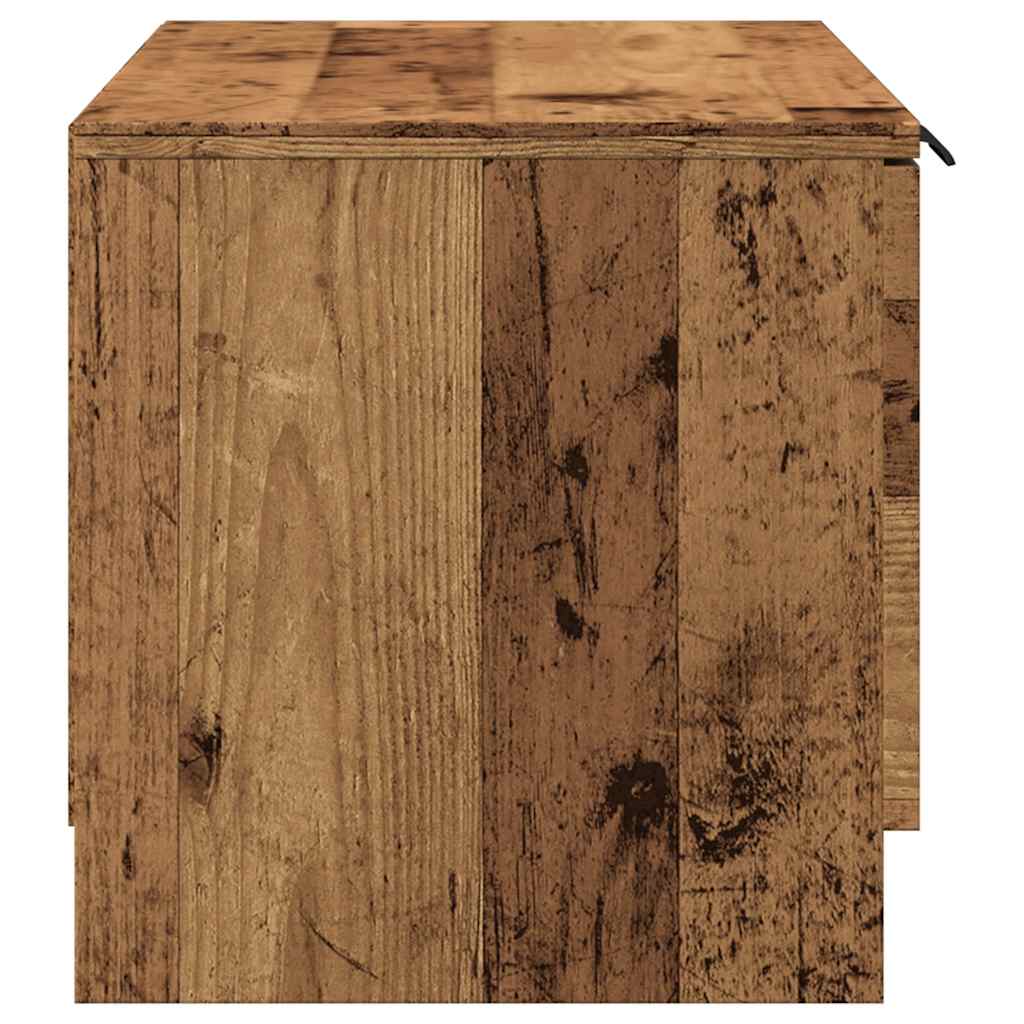 TV Cabinet Old Wood 80x35x36,5 cm Engineered Wood
