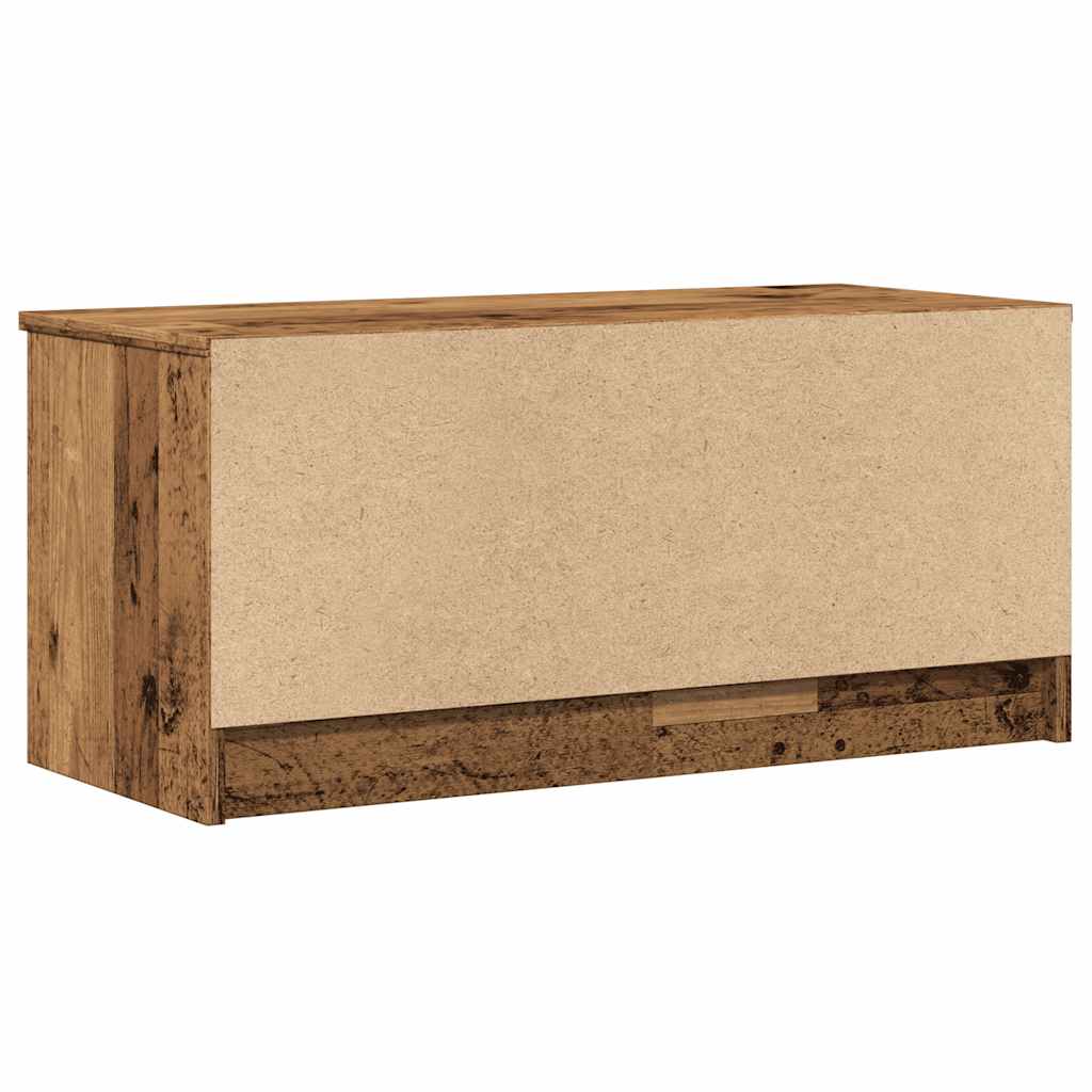 TV Cabinet Old Wood 80x35x36,5 cm Engineered Wood