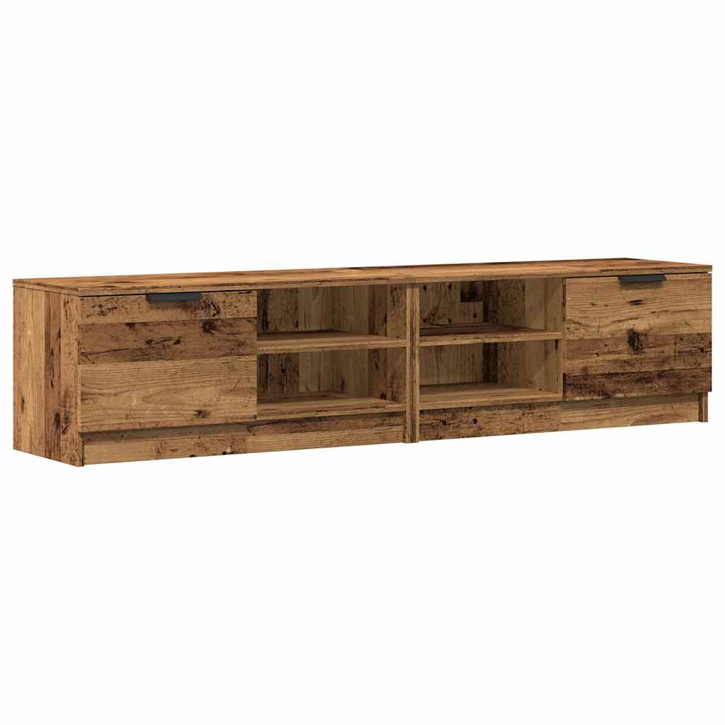 vidaXL TV Cabinets 2 pcs Old Wood 80x35x36.5 cm Engineered Wood