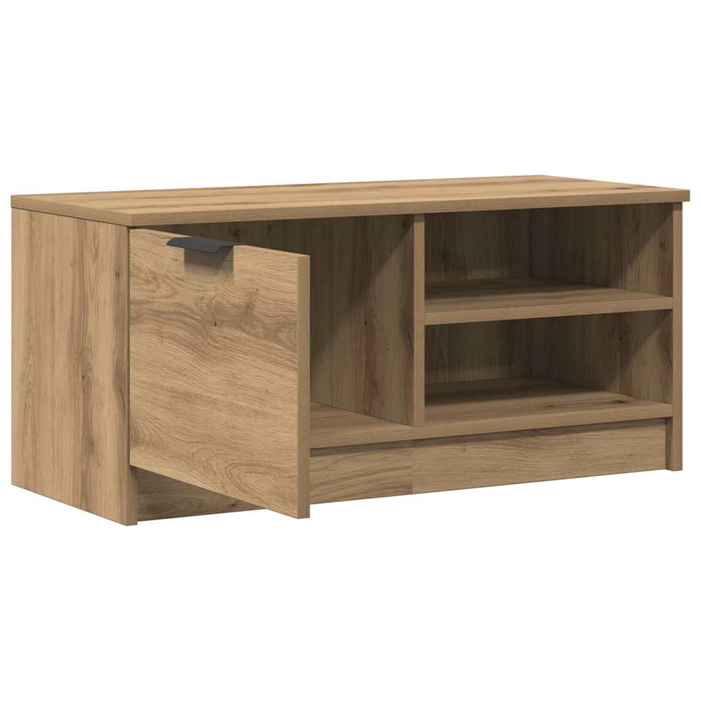 TV Cabinet Artisan Oak 80x35x36,5 cm Engineered Wood