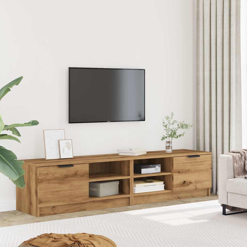 vidaXL TV Cabinets 2 pcs Artisan Oak 80x35x36.5 cm Engineered Wood