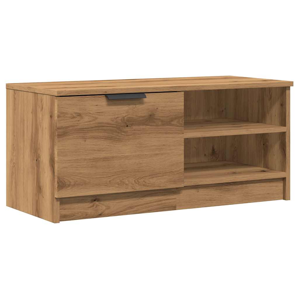 vidaXL TV Cabinets 2 pcs Artisan Oak 80x35x36.5 cm Engineered Wood