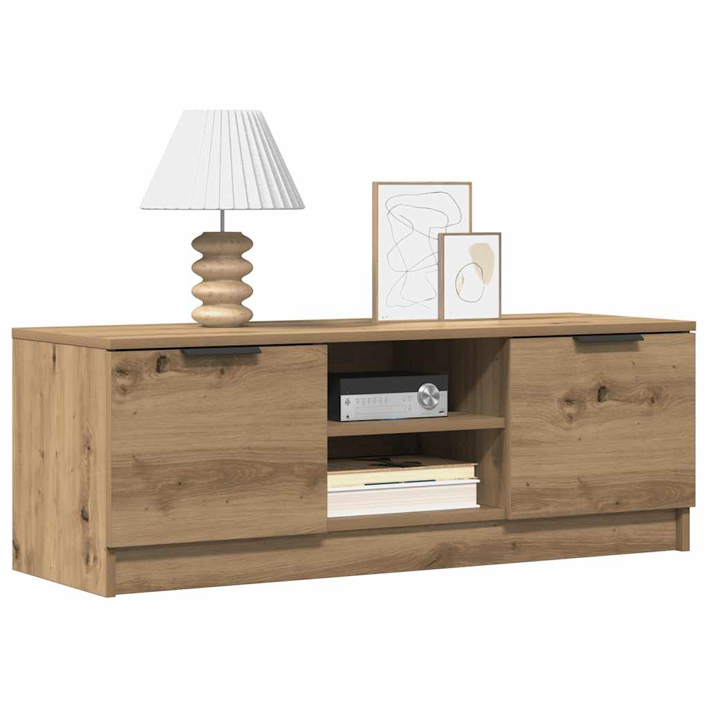 TV Cabinet Artisan Oak 102x35x36,5 cm Engineered Wood