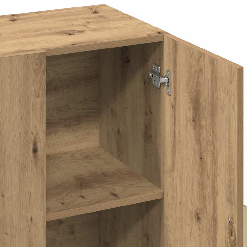 Sideboard Artisan Oak 90x34x80 cm Engineered Wood