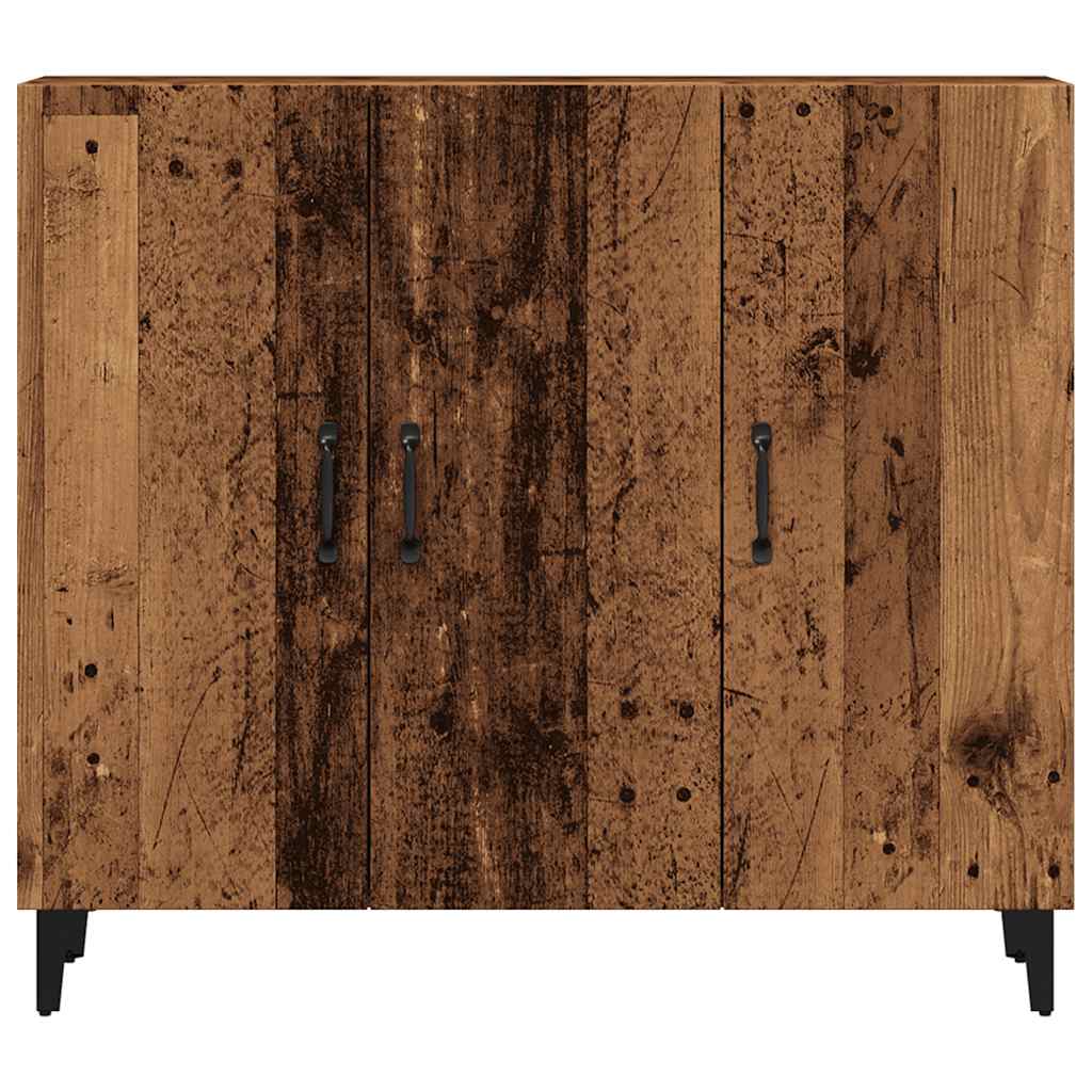 Sideboard Old Wood 90x34x80 cm Engineered Wood
